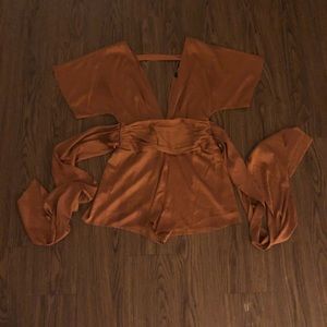 Satin Romper